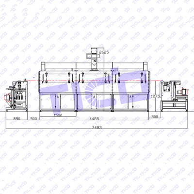 購入 ロール電極フィルム電池コーティングマシン スロット ダイ 3 乾燥室 online manufacture