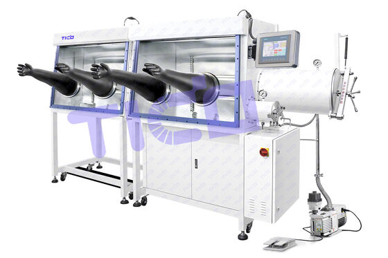 購入 2つの箱 2つの作業ステーション グローブボックス オンライン製造