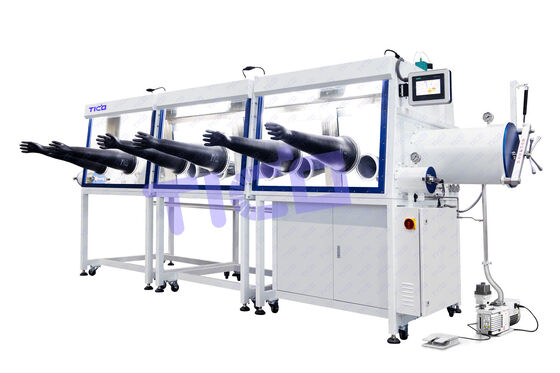 購入 3つのボックス 6つの作業ステーション グローブボックス オンライン製造