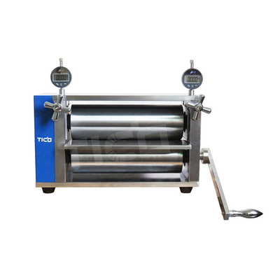 ベンチトップ バッテリー カレンダー 機械 手動 ローリング プレス 機械 HRC62 200mm 幅